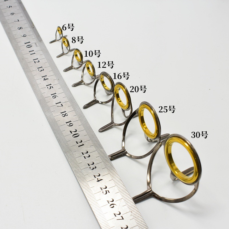 Fishing Rod Building Kit - 8Pcs Fishing Tackle Stainless Steel Repair