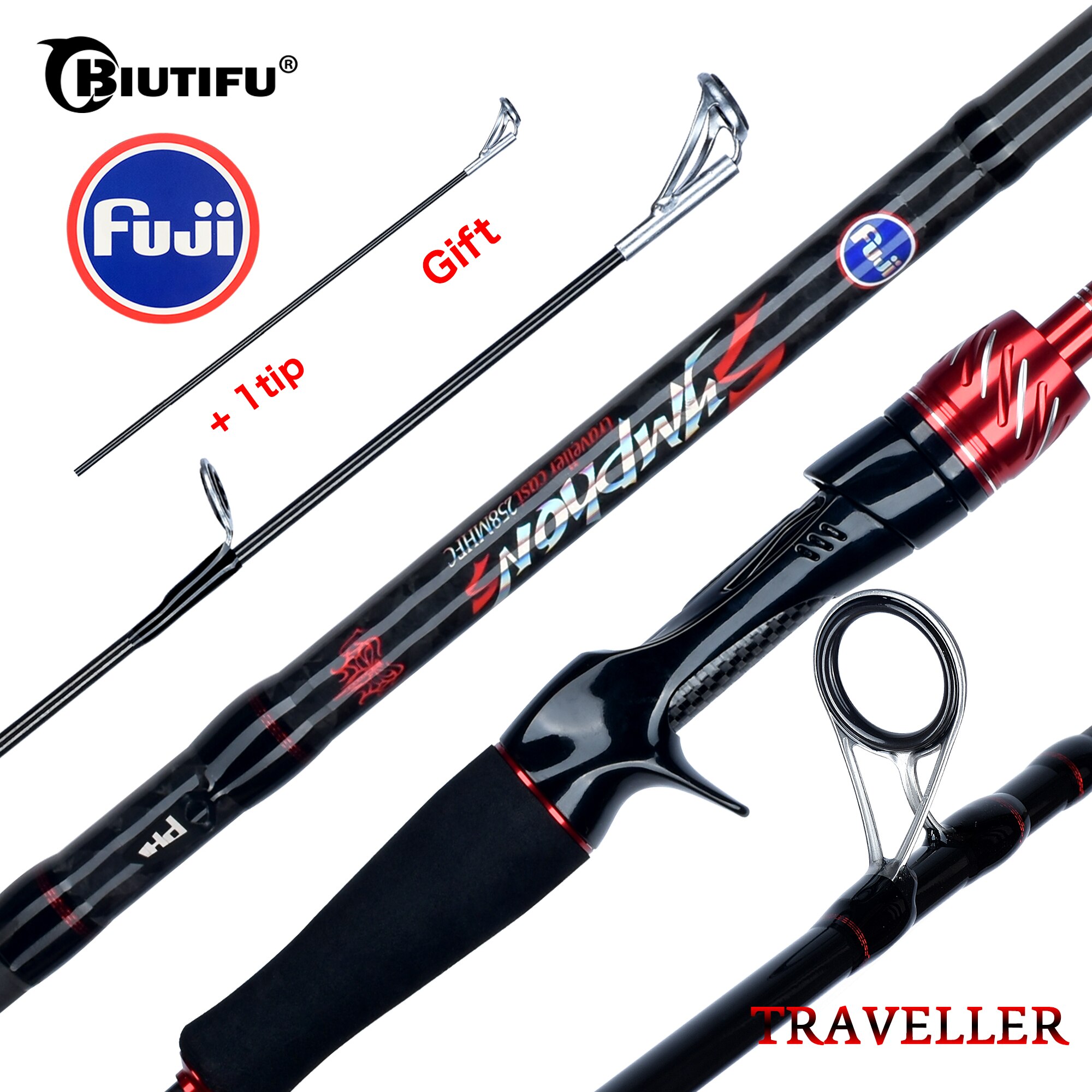 BIUTIFU Traveller Spinning Cas - Fishing Rod Ice review and price
