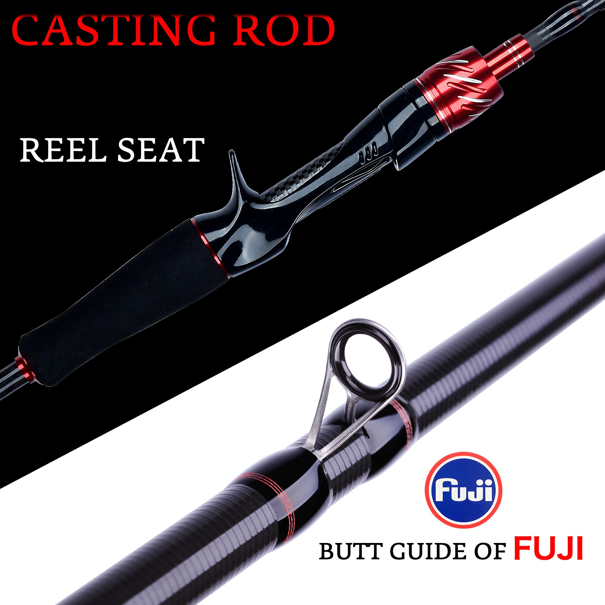 BIUTIFU Traveller Spinning Cas - Fishing Rod Ice review and price
