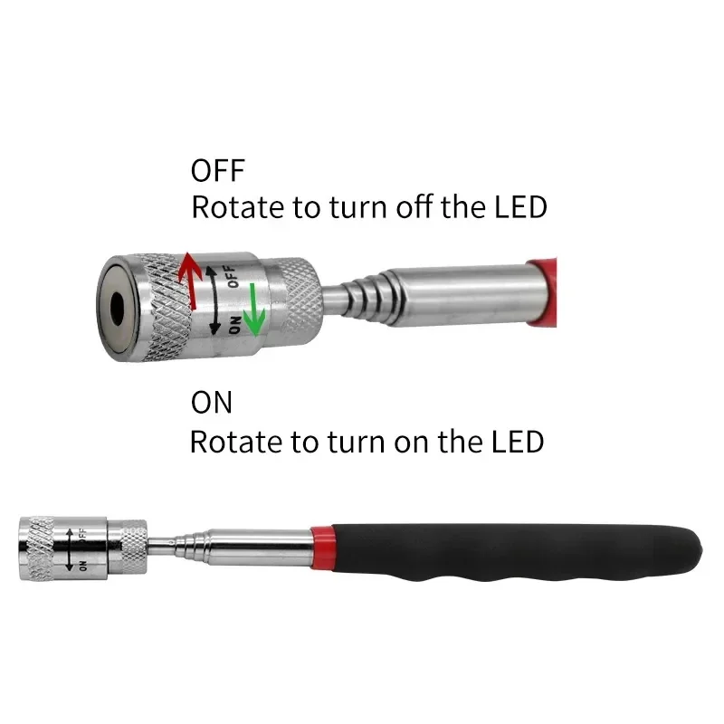 Telescopic Magnetic Pen with L - Fishing Rod Travel review and price
