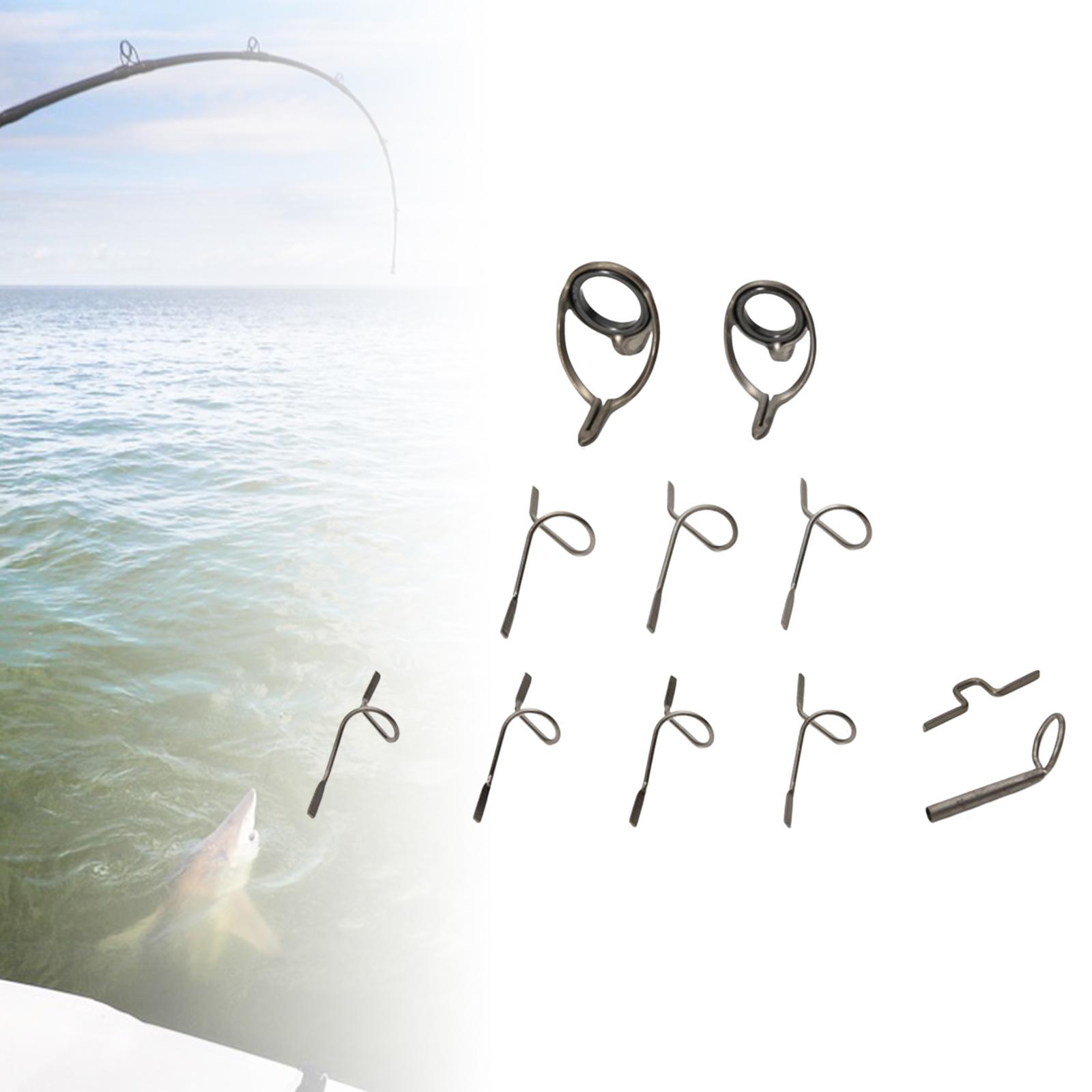 11Pcs Fly Rod Guides Set 9ft 4 - Fishing Rod Fly review and price