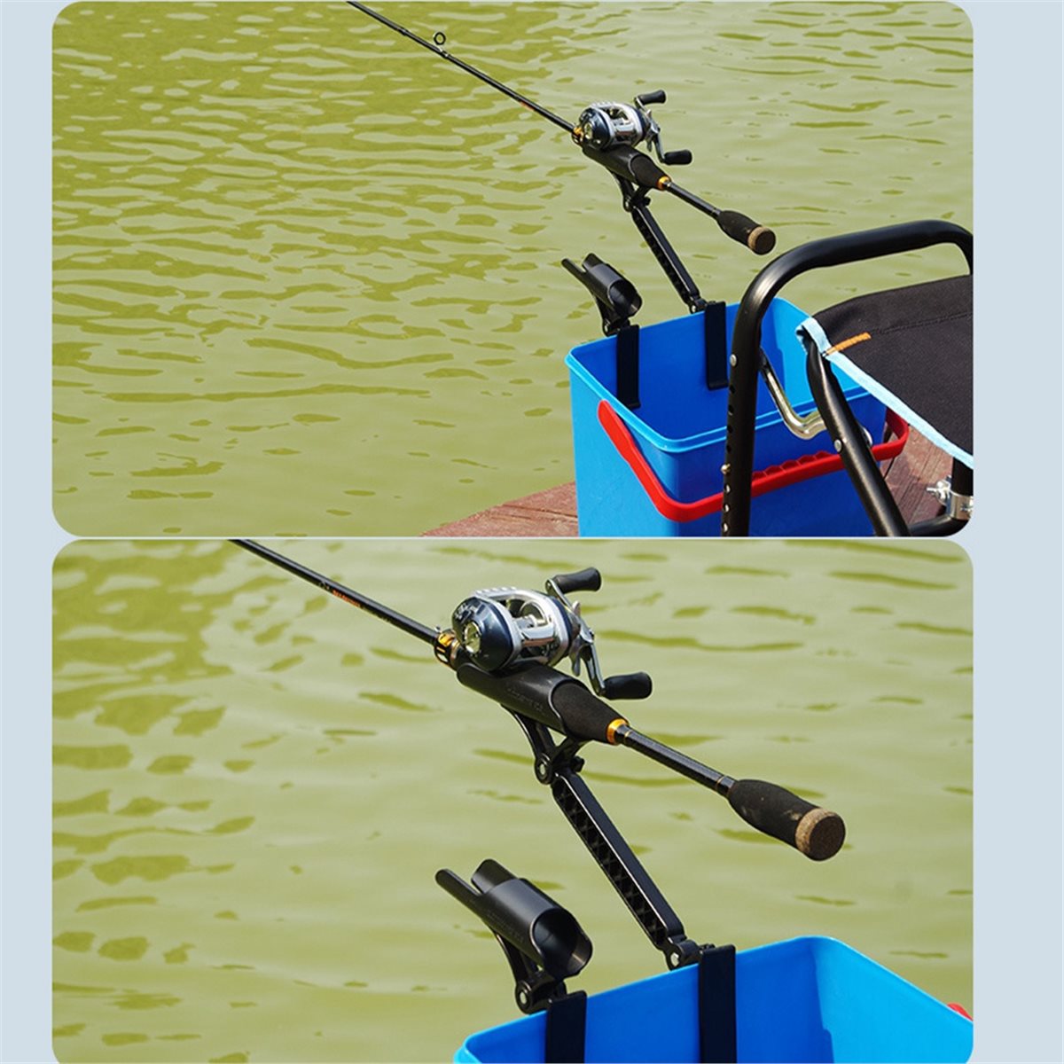 POPULAR-2pcs Adjustable Bucket - Fishing Rod Holder review and price