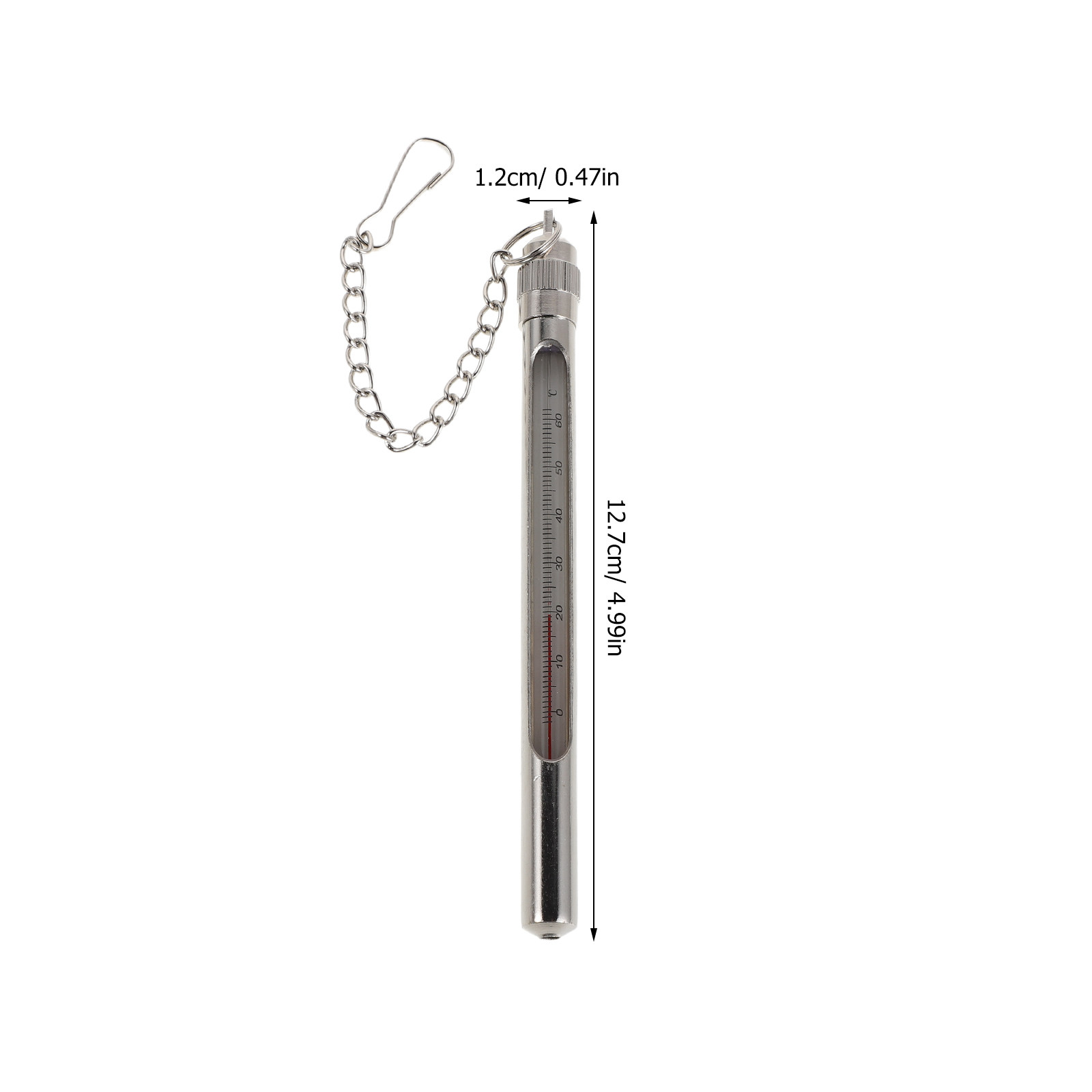 Stream Water Thermometer Silve - Fishing Rod Fly review and price