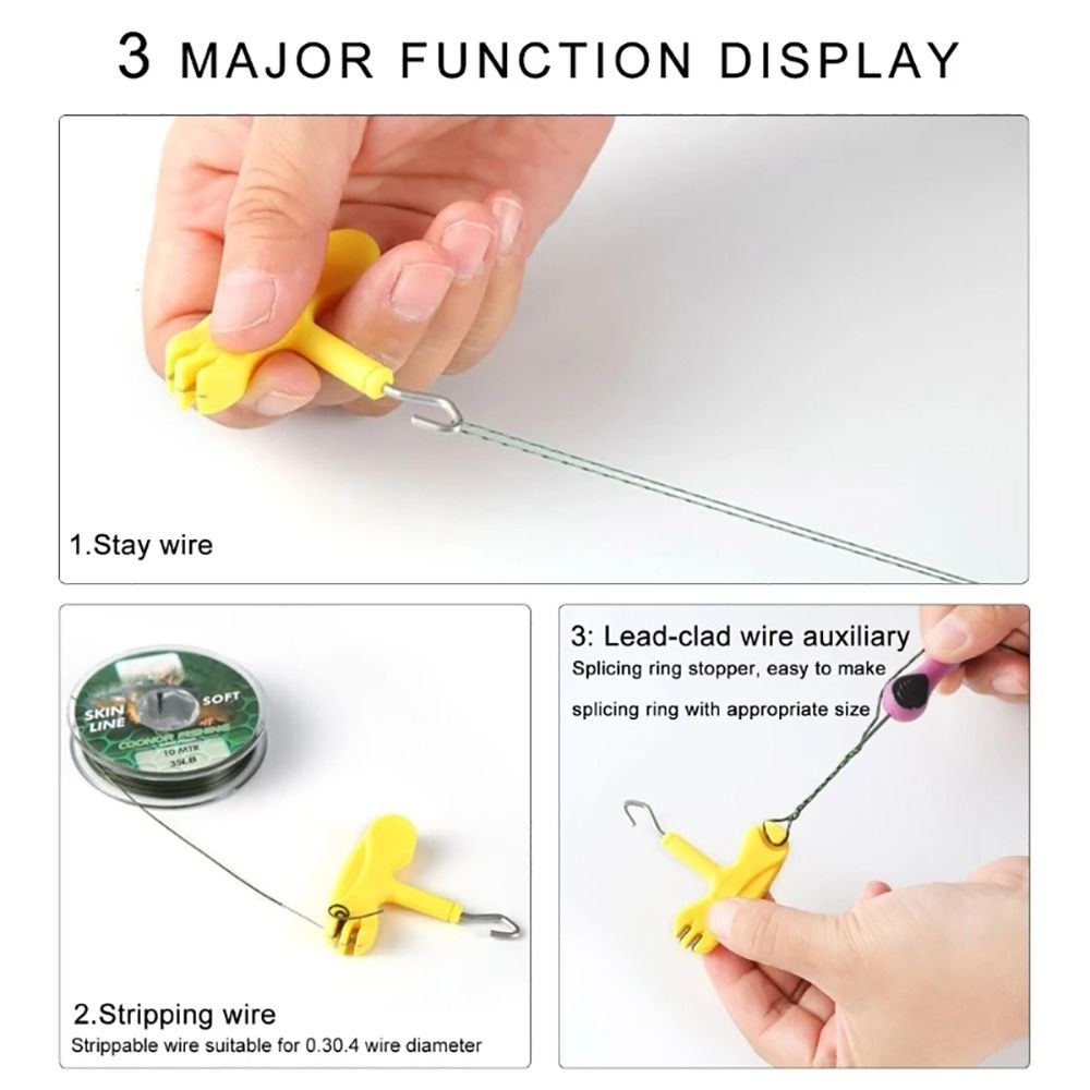 1Pcs New 3 In 1 Carp Fishing T - Fishing Rod Building Kit review and price