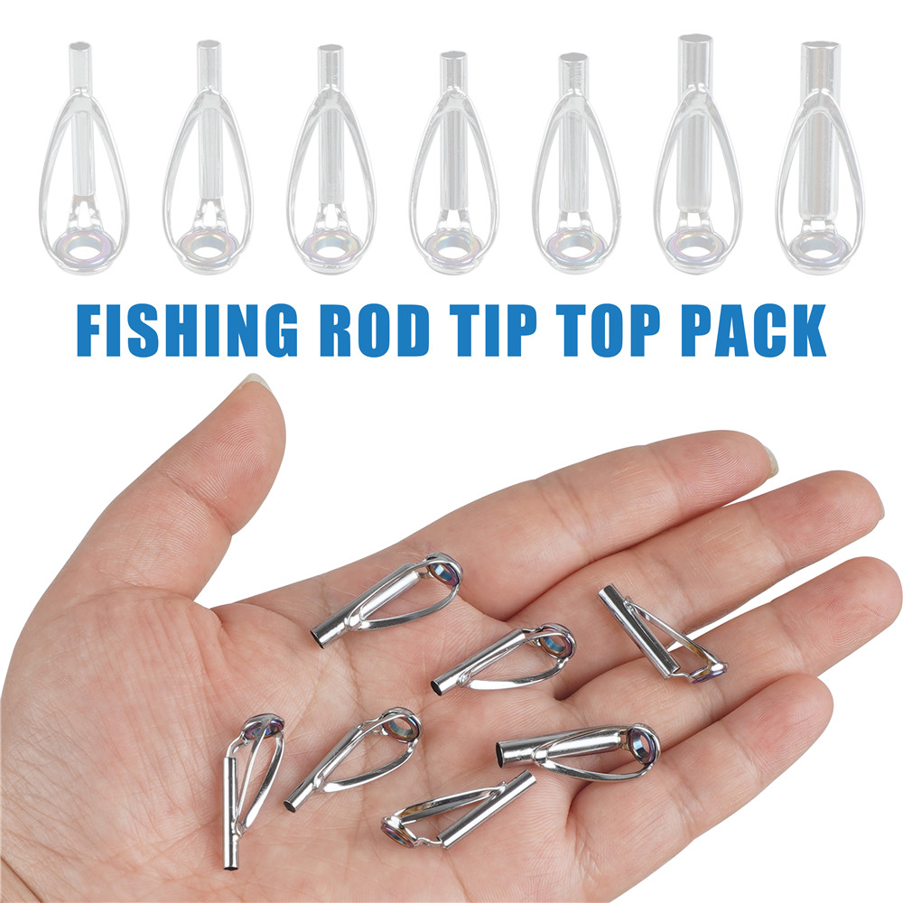 10Pcs Fishing Rod Guide Tips R - Fishing Rod Guide Replacement review and price