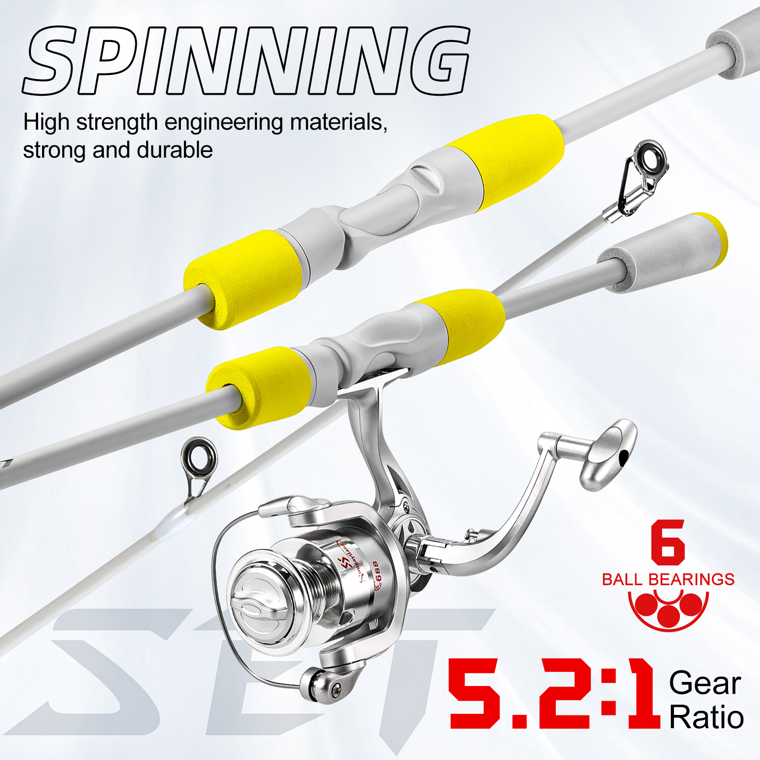 Sougayilang 2section Spinning  - Fishing Rod Combo review and price